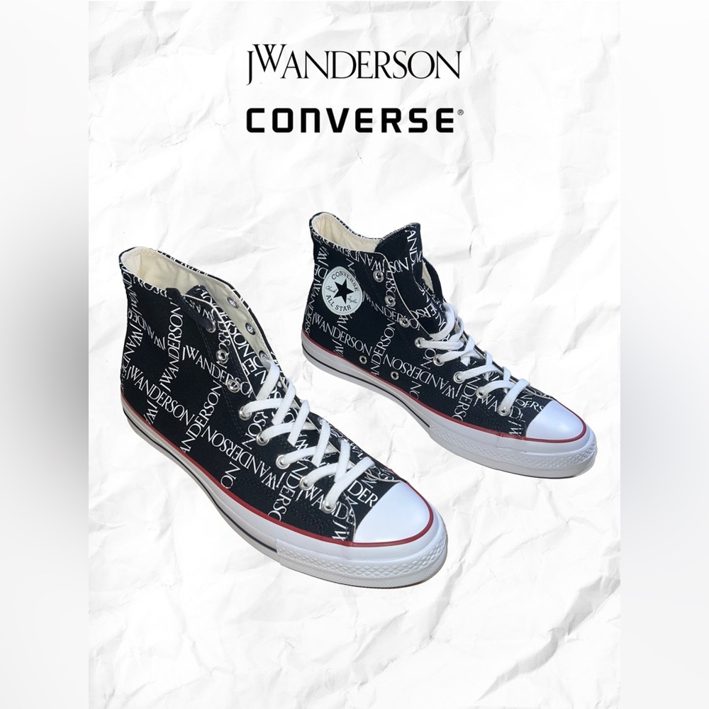 JW ANDERSON x Converse Chuck Taylor Black and White Logo High-Tops